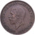 Gran Bretagna, George V, 1/2 Penny, 1934, Bronzo, MB+, KM:837