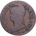 France, 5 Centimes, Dupré, AN 8, Lille, Bronze, F(12-15), Gadoury:126a