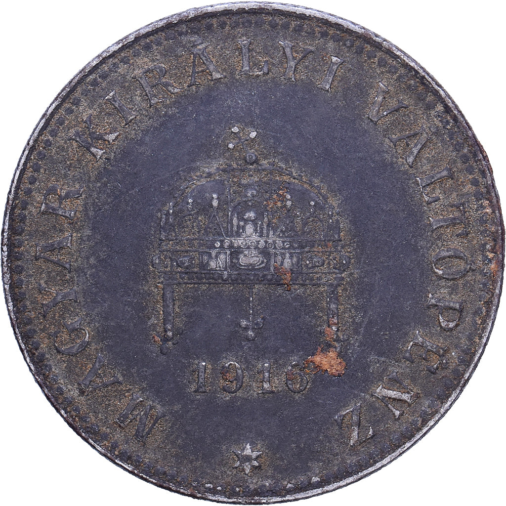 Ungheria, Franz Joseph I, 20 Fillér, 1910, Kormoczbanya, Nichel, MB, KM:483