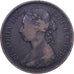 Great Britain, Victoria, 1/2 Penny, 1891, Bronze, VF(20-25), KM:754
