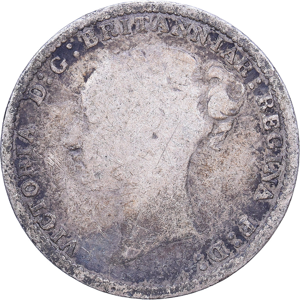 Gran Bretagna, Victoria, 3 Pence, 1881, Argento, MB, KM:730