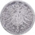ALEMANIA - IMPERIO, Wilhelm I, 20 Pfennig, 1873, Frankfurt, Plata, BC+, KM:5