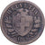 Szwajcaria, 2 Rappen, 1851, Paris, Brązowy, VF(30-35), KM:4
