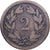Szwajcaria, 2 Rappen, 1851, Paris, Brązowy, VF(30-35), KM:4