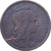 France, 2 Centimes, Dupuis, 1913, Paris, Bronze, VF(30-35), Gadoury:107, KM:841