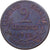 Frankrijk, 2 Centimes, Dupuis, 1913, Paris, Bronzen, FR+, Gadoury:107, KM:841
