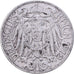 GERMANIA - IMPERO, Wilhelm II, 25 Pfennig, 1912, Stuttgart, Nichel, BB, KM:18