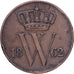 Nederland, William III, Cent, 1862, Monnaie Royale des Pays Bas, Koper, FR