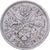 Gran Bretagna, Elizabeth II, 6 Pence, 1957, Rame-nichel, BB, KM:903
