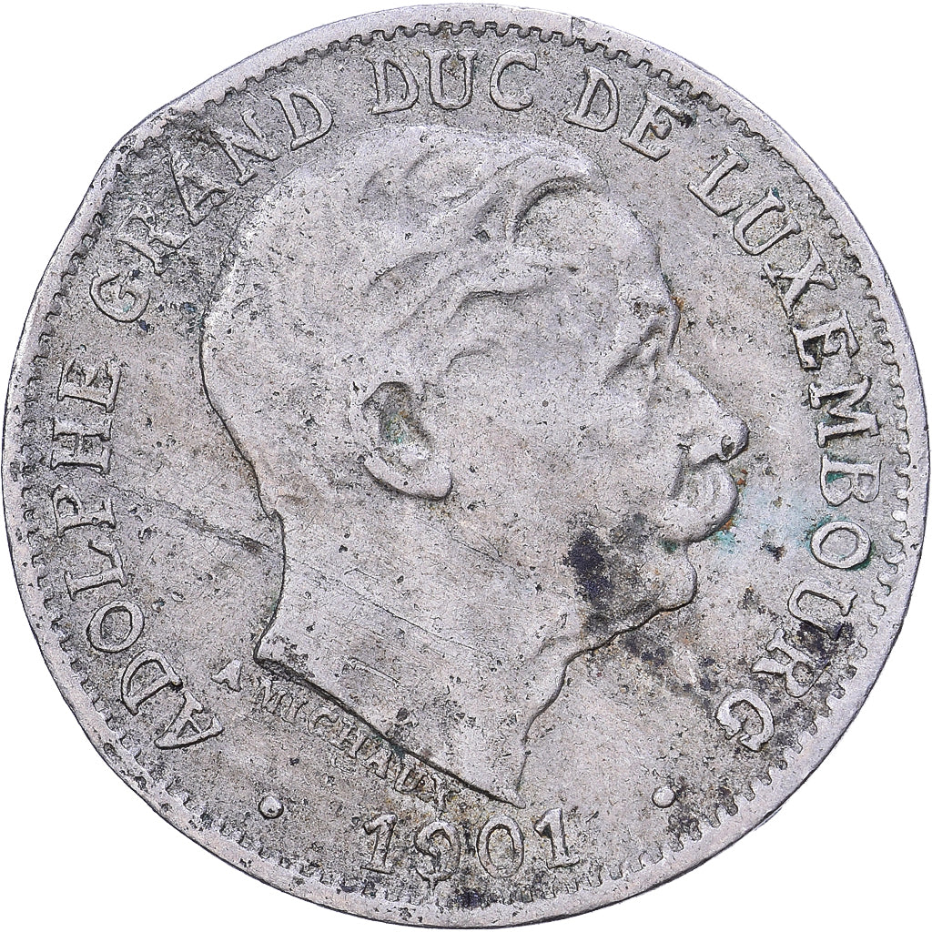 Luxembourg, Adolphe, 5 Centimes, 1901, Copper-nickel, VF(30-35), KM:24
