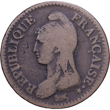 France, Decime, AN 5, Paris, Grand Module, Bronze, TB+, Gadoury:187