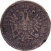 Austria, Franz Joseph I, Kreuzer, 1881, Vienna, Rame, MB+, KM:2186