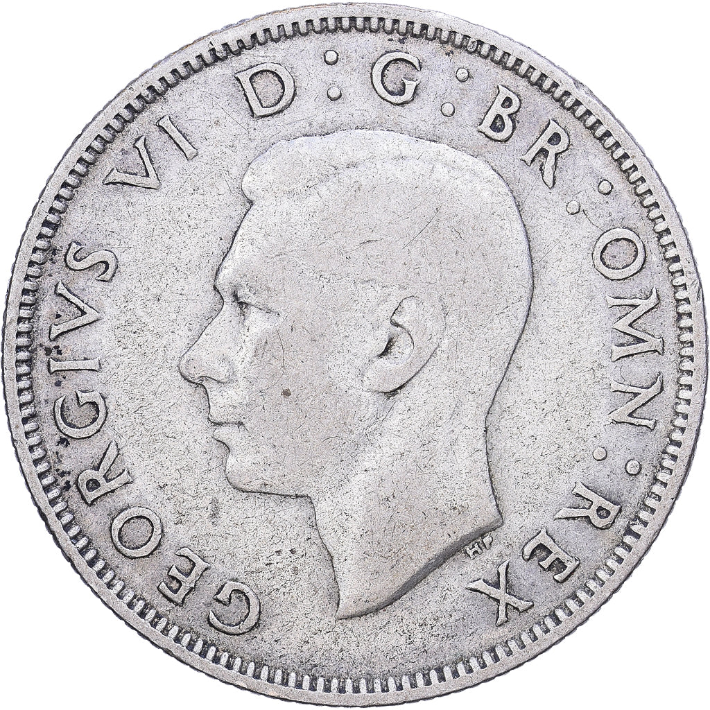 Gran Bretaña, George VI, Florin, Two Shillings, 1939, British Royal Mint
