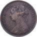 Great Britain, Victoria, 1/2 Penny, 1879, Bronze, EF(40-45), KM:754