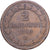 Papal States, Pius IX, 2 Baiocchi, 1850, Rome, Copper, EF(40-45), KM:1344