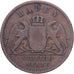Landy niemieckie, BADEN, Friedrich I, Kreuzer, 1861, Miedź, EF(40-45), KM:242