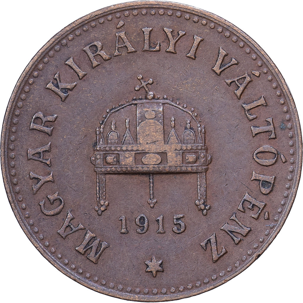 Ungarn, Franz Joseph I, 2 Filler, 1913, Kormoczbanya, Bronze, SS, KM:480