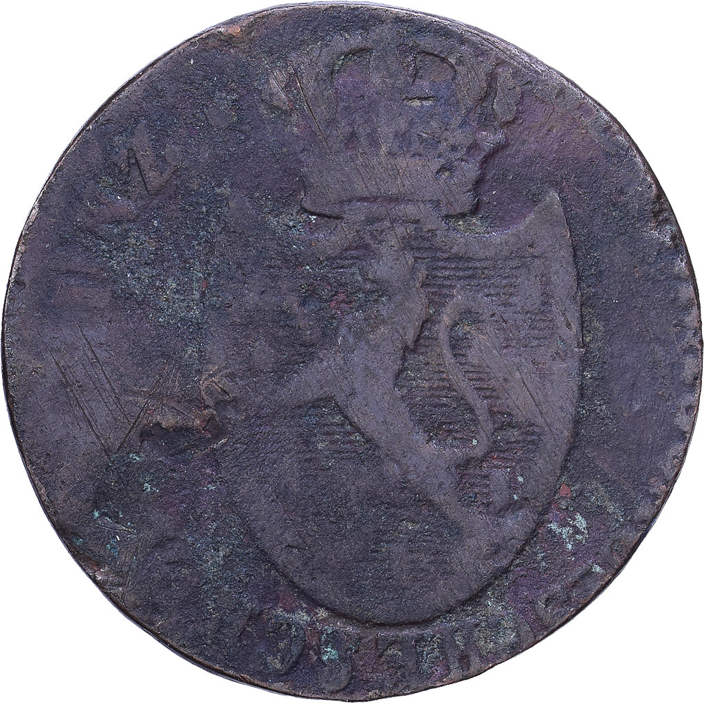 Estados alemanes, NASSAU, Kreuzer, 1810, Ehrenbreitstein, Cobre, BC, KM:15