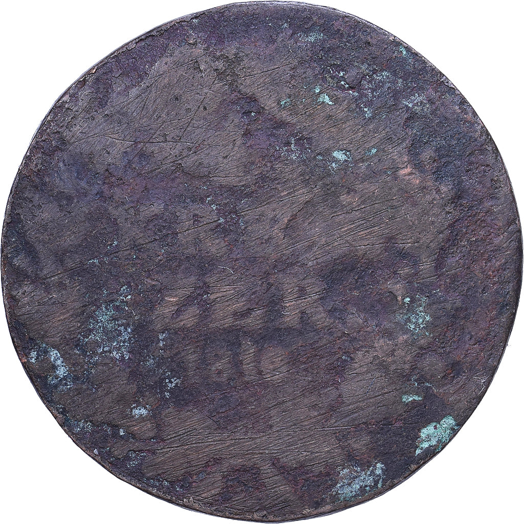 Estados alemanes, NASSAU, Kreuzer, 1810, Ehrenbreitstein, Cobre, BC, KM:15