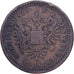 Austria, Franz Joseph I, 1 Kreuzer, 1851, Kremnica, Copper, VF(30-35), KM:2185