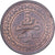 Marrocos, 'Abd al-Aziz, 5 Mazunas, 1321, Paris, Bronze, VF(30-35), KM:16.3
