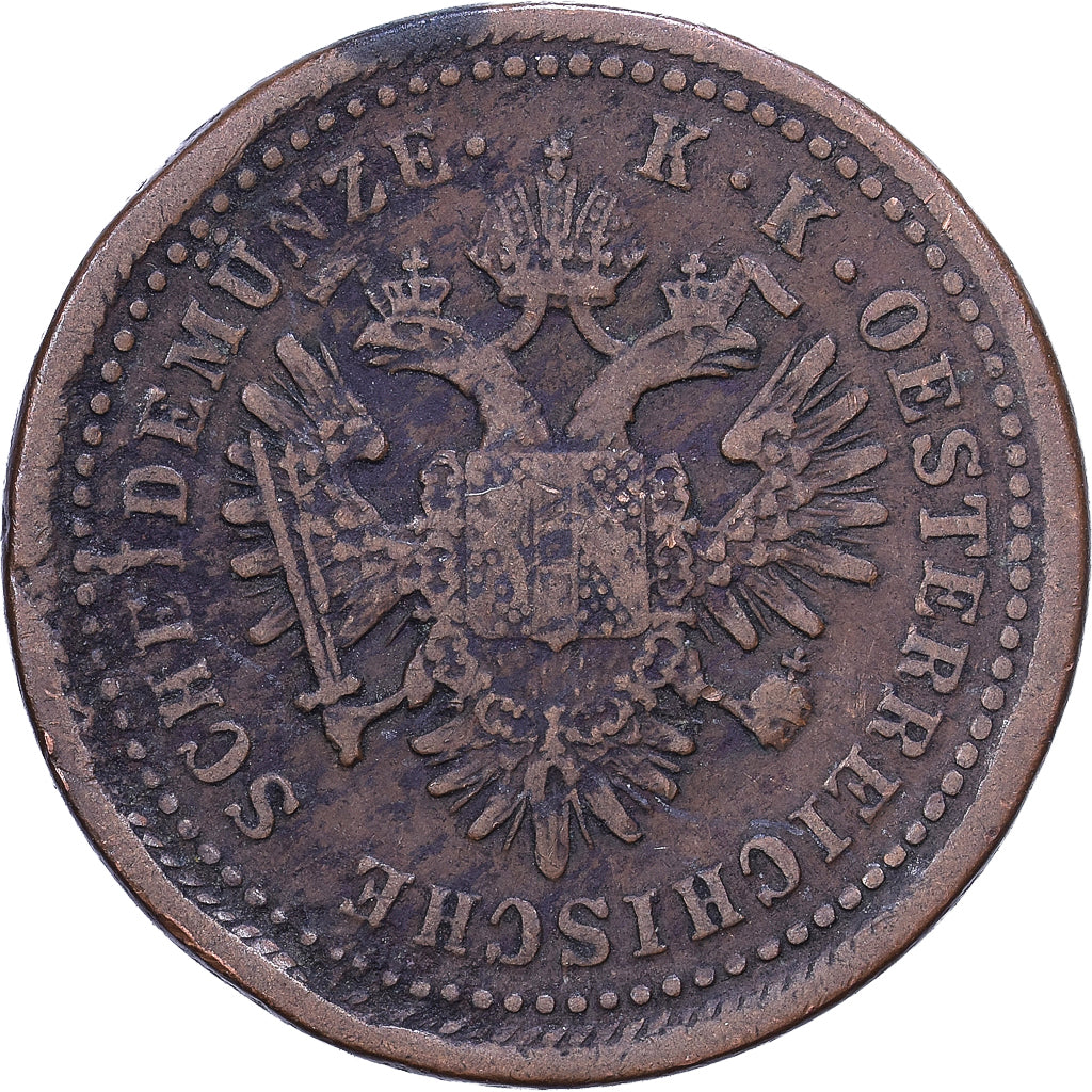 Autriche, François-Joseph Ier, Kreuzer, 1851, Vienne, Cuivre, TTB, KM:2185