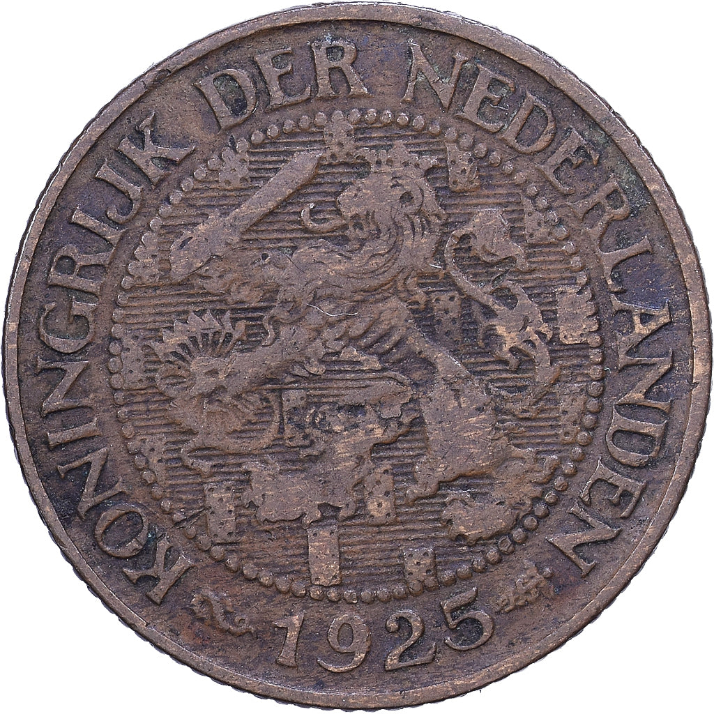 Monnaie, Pays-Bas, Wilhelmina I, Cent, 1925, TB+, Bronze, KM:152