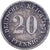 Empire allemand, Wilhelm I, 20 Pfennig, 1874, Karlsruhe, Argent, TB+, KM:5