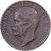 Itália, Vittorio Emanuele III, 5 Centesimi, 1932, Rome, Bronze, VF(30-35)