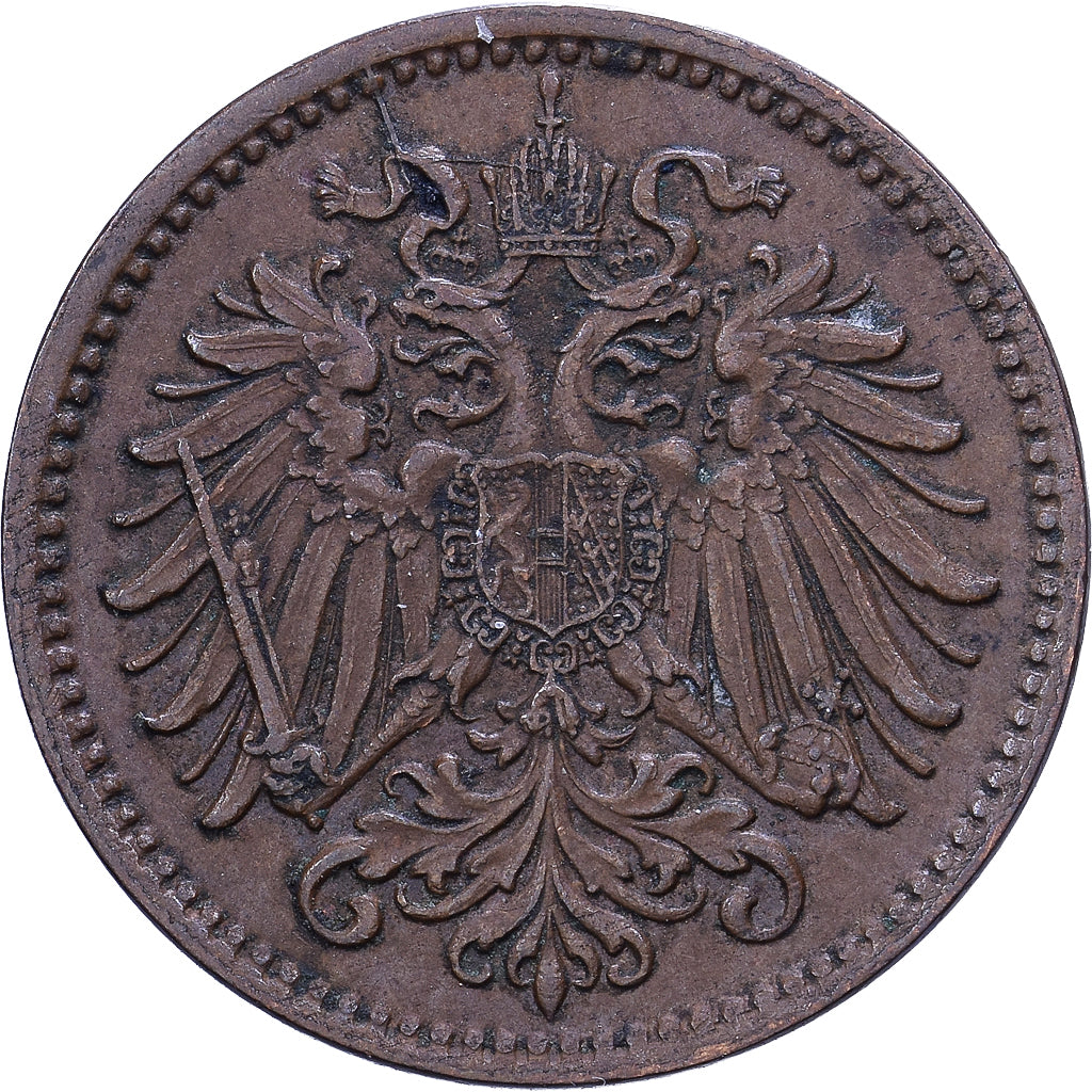 Austria, Franz Joseph I, Heller, 1900, Bronzo, BB+, KM:2800