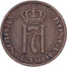 Noorwegen, Haakon VII, Ore, 1928, Kongsberg, Bronzen, FR+, KM:367