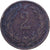 Węgry, Franz Joseph I, 2 Filler, 1894, Kormoczbanya, Brązowy, VF(30-35)
