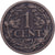 Paesi Bassi, Wilhelmina I, Cent, 1914, Bronzo, BB, KM:152