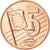 Monaco, Medaille, 5 C, Essai-Trial, 2005, STGL, Kupfer