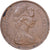 Île de Man, Élisabeth II, 2 New Pence, 1977, British Royal Mint, Bronze, TTB
