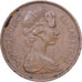 Isle of Man, Elizabeth II, 2 New Pence, 1977, British Royal Mint, Bronze, SS