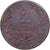 Frankrijk, 2 Centimes, Dupuis, 1913, Paris, Bronzen, FR+, Gadoury:107, KM:841
