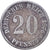 ALEMANIA - IMPERIO, Wilhelm I, 20 Pfennig, 1876, Hannover, Plata, BC+, KM:5