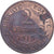 Frankrijk, 2 Centimes, Dupuis, 1913, Paris, Bronzen, FR+, Gadoury:107, KM:841
