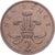 United Kingdom, Elizabeth II, 2 New Pence, 1980, British Royal Mint, Bronze, SS