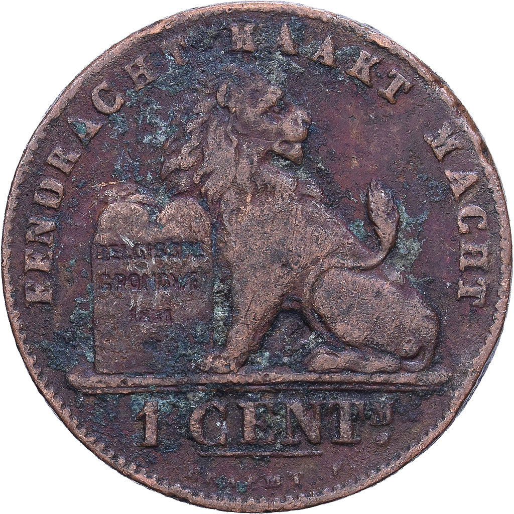 België, Leopold II, Centime, 1901, Koper, FR, KM:33.1