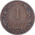 Paesi Bassi, Wilhelmina I, Cent, 1906, Bronzo, MB, KM:132.1