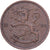 Finlandia, 5 Pennia, 1934, Helsinki, Cobre, BC+, KM:22