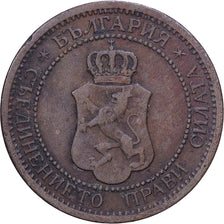 Bulgaria, Ferdinand I, Stotinka, 1901, Bronze, VF(20-25), KM:22.1