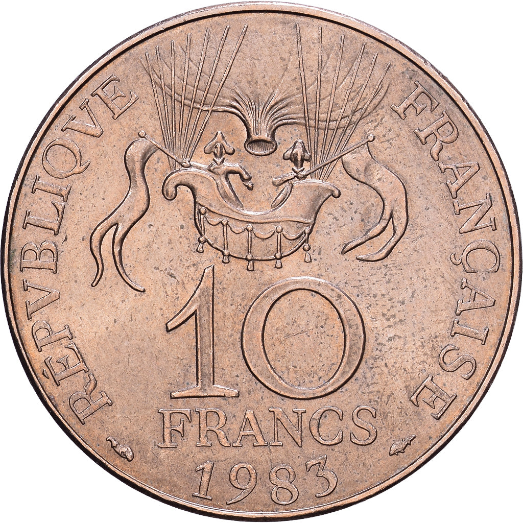 France, 10 Francs, 1983, Monnaie de Paris, Cupro-aluminium-nickel, AU(55-58), Le