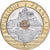 France, 20 Francs, Mont Saint Michel, 1992, Paris, Tri-Metallic, MS(64)