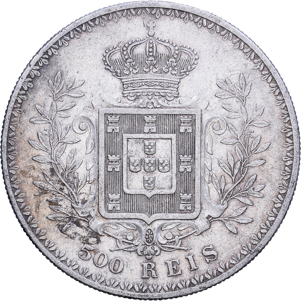 Portugal, Carlos I, 500 Reis, 1903, Silver, EF(40-45), KM:535