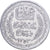 Túnez, Ahmad Pasha Bey, 20 Francs, AH 1353/1935, Paris, Plata, MBC+