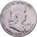 Estados Unidos, Half Dollar, Franklin Half Dollar, 1951, U.S. Mint, Plata, BC+