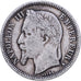 France, Napoleon III, Franc, 1867, Paris, Silver, VF(30-35), Gadoury:463